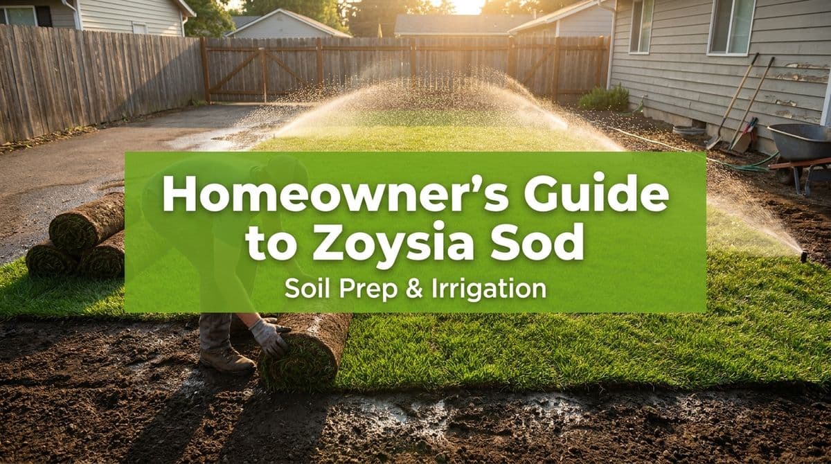 Homeowner’s Guide to Zoysia Sod, Soil Prep & Irrigation image